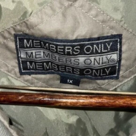 VINTAGE 1980’s Members Only Jacket Grey Size 1X - Picture 7 of 10